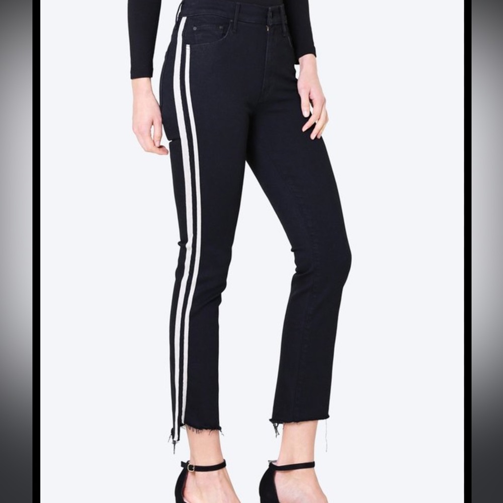 MOTHER Insider Crop Step Fray